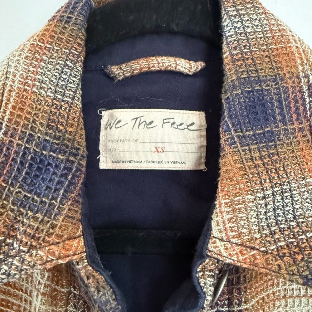 Free People Anneli Plaid Shirt Jacket - Picture 7 of 8